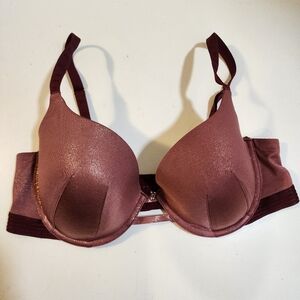 Savage X Fenti Shimmering Underwire Mauve Bra size 38D